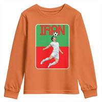 Iran Soccer Lover Youth Sweatshirt Proud Persian Roots Gift