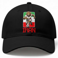 Persian Lions Soccer Fan Baseball Cap Proud Iranian Heritage Gift