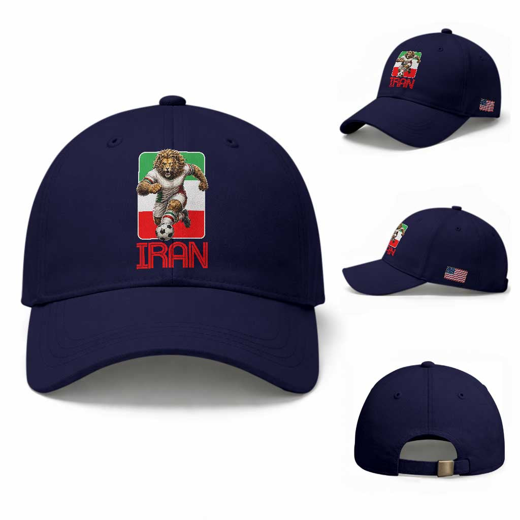 Persian Lions Soccer Fan Baseball Cap Proud Iranian Heritage Gift