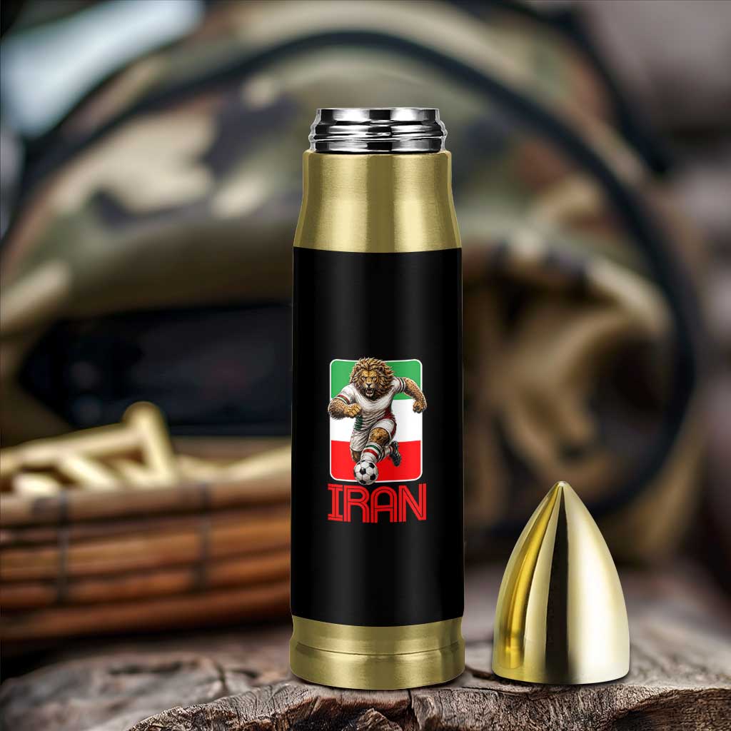 Persian Lions Soccer Fan Bullet Tumbler Proud Iranian Heritage Gift