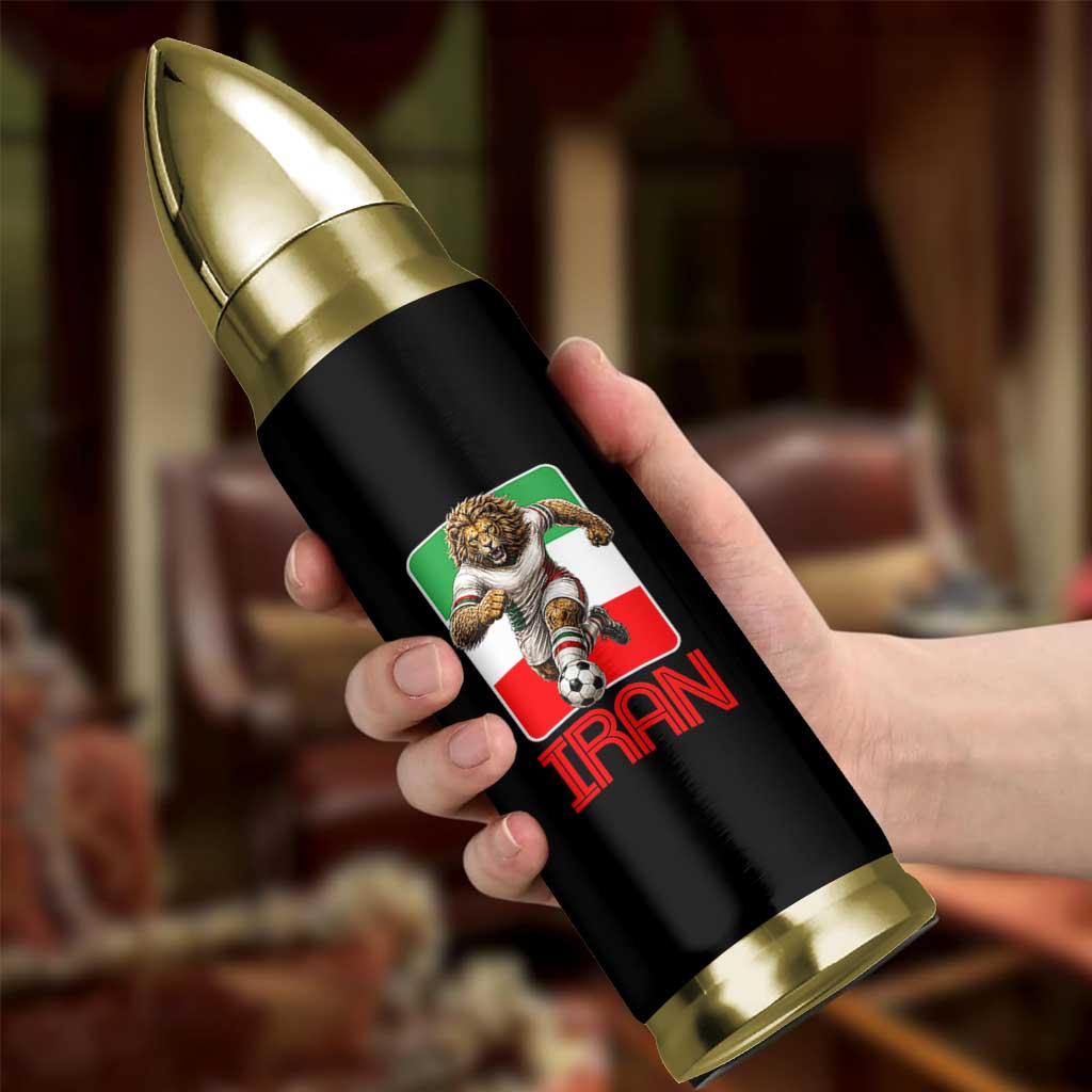 Persian Lions Soccer Fan Bullet Tumbler Proud Iranian Heritage Gift