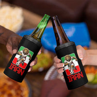 Persian Lions Soccer Fan 4 in 1 Can Cooler Tumbler Proud Iranian Heritage Gift