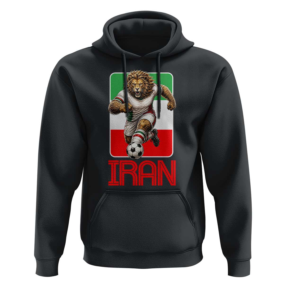 Persian Lions Soccer Fan Hoodie Proud Iranian Heritage Gift