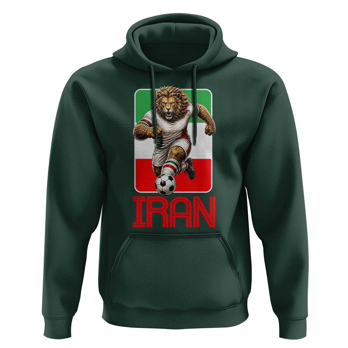 Persian Lions Soccer Fan Hoodie Proud Iranian Heritage Gift