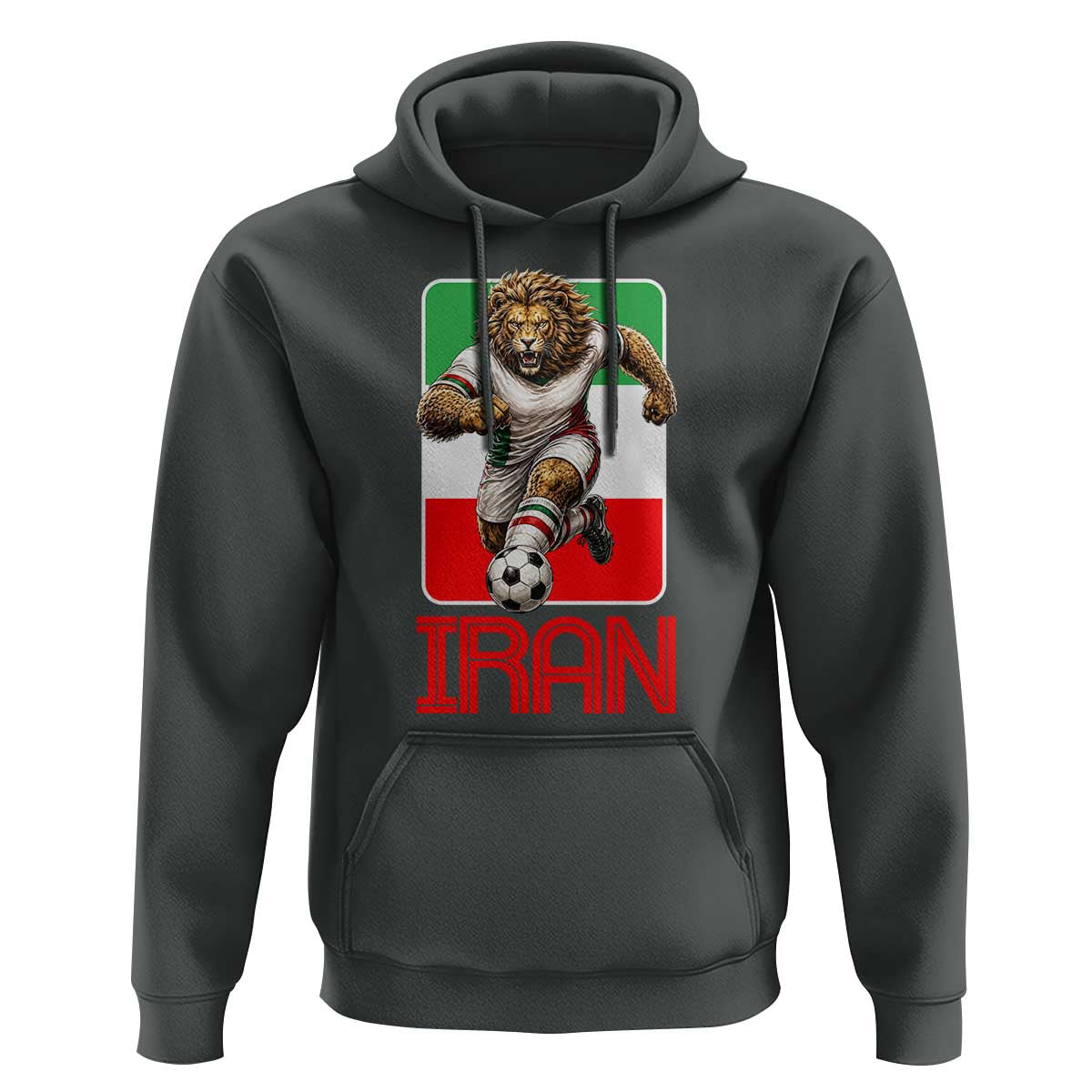Persian Lions Soccer Fan Hoodie Proud Iranian Heritage Gift