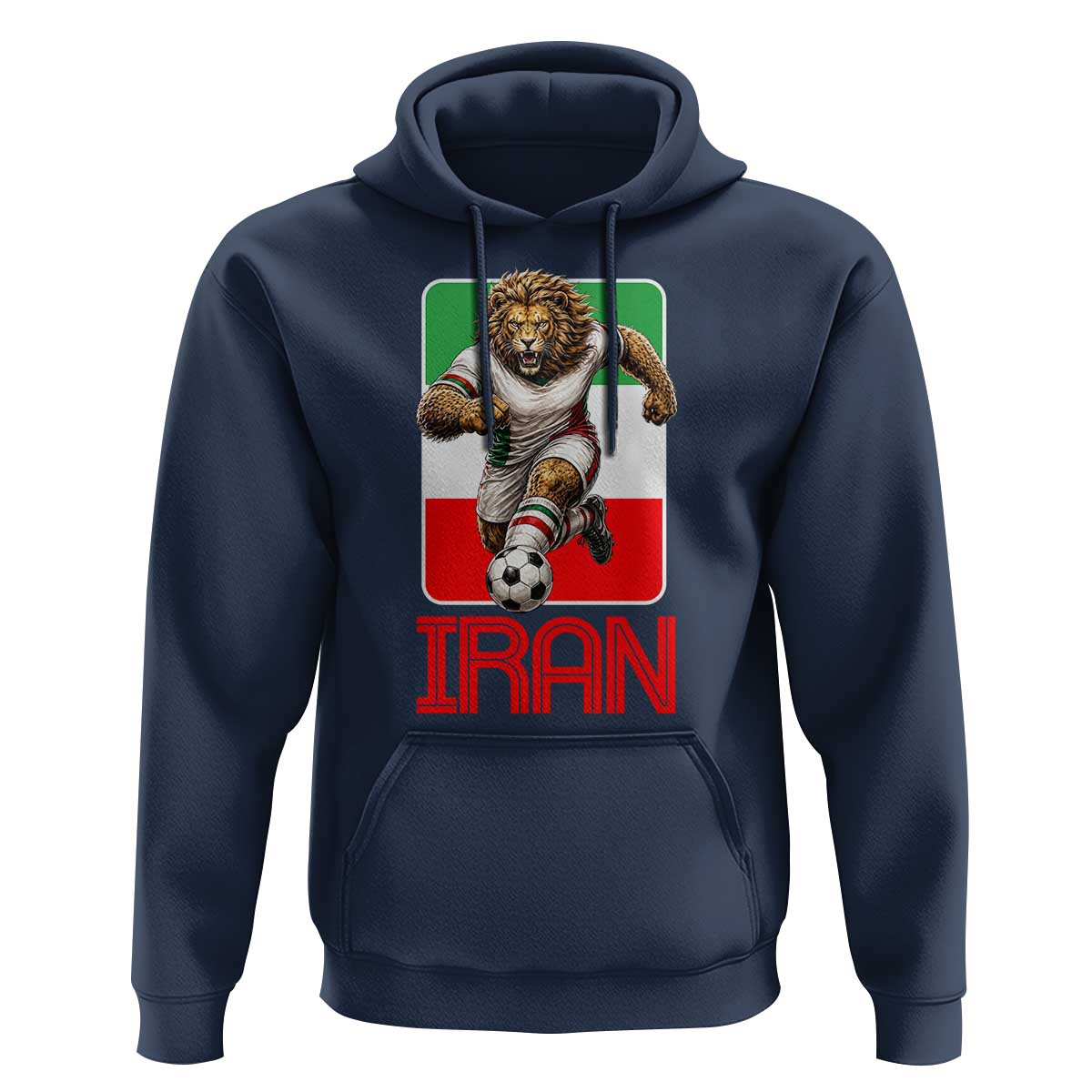 Persian Lions Soccer Fan Hoodie Proud Iranian Heritage Gift