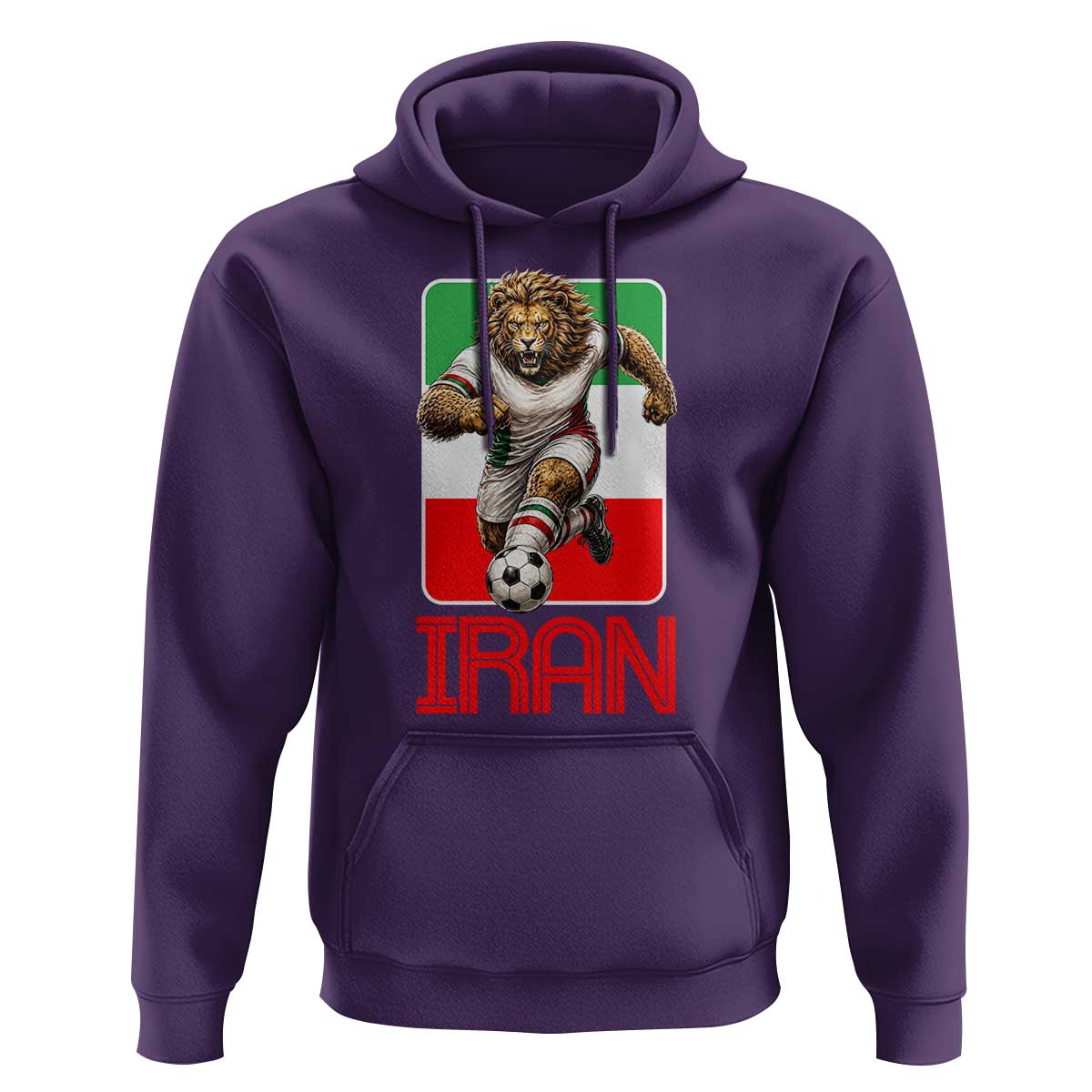 Persian Lions Soccer Fan Hoodie Proud Iranian Heritage Gift