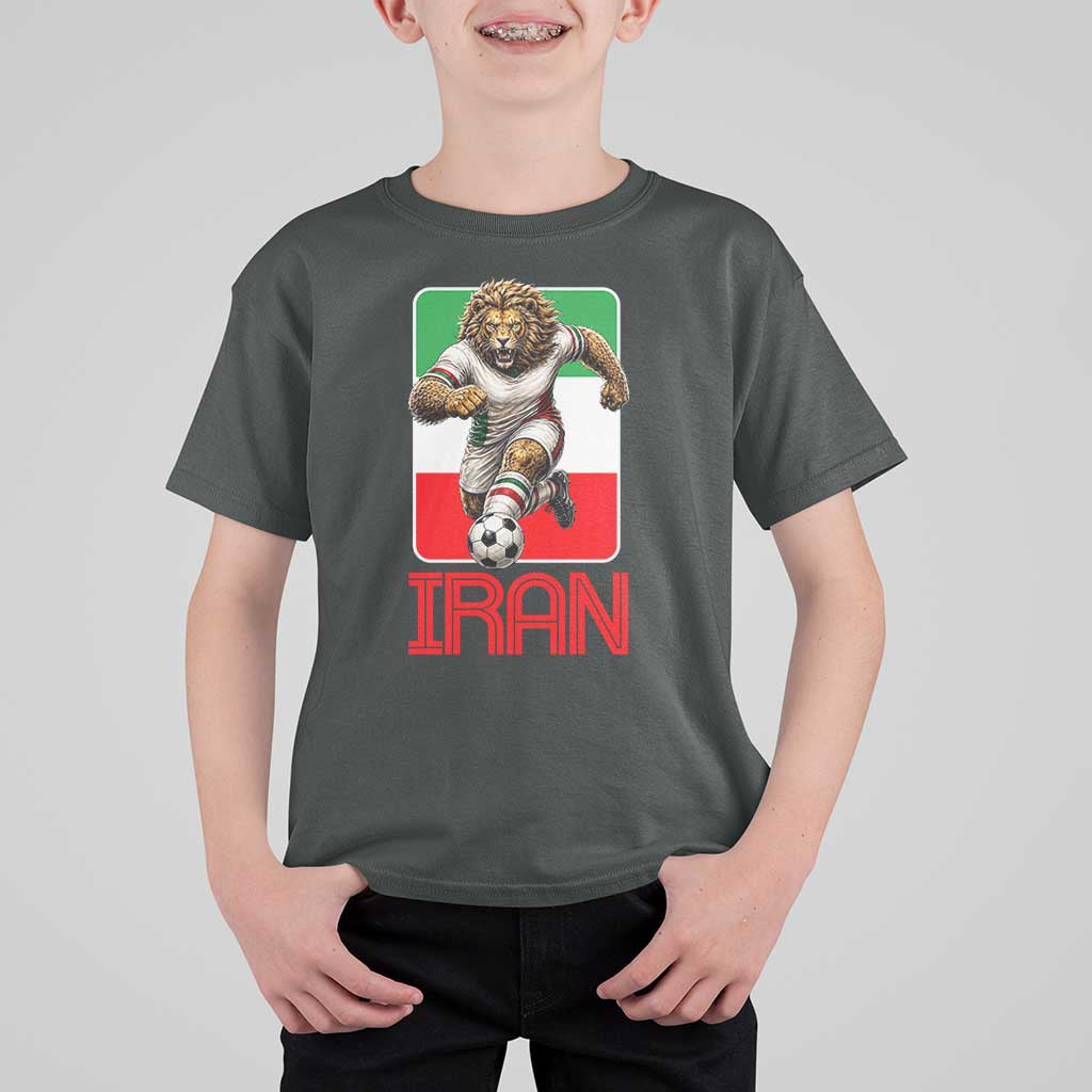 Persian Lions Soccer Fan T Shirt For Kid Proud Iranian Heritage Gift