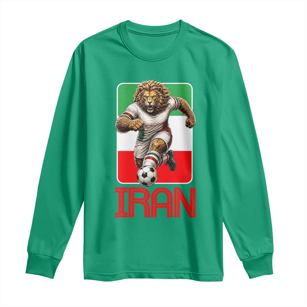 Persian Lions Soccer Fan Long Sleeve Shirt Proud Iranian Heritage Gift