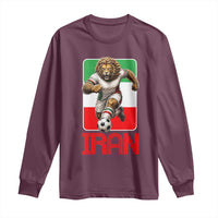 Persian Lions Soccer Fan Long Sleeve Shirt Proud Iranian Heritage Gift
