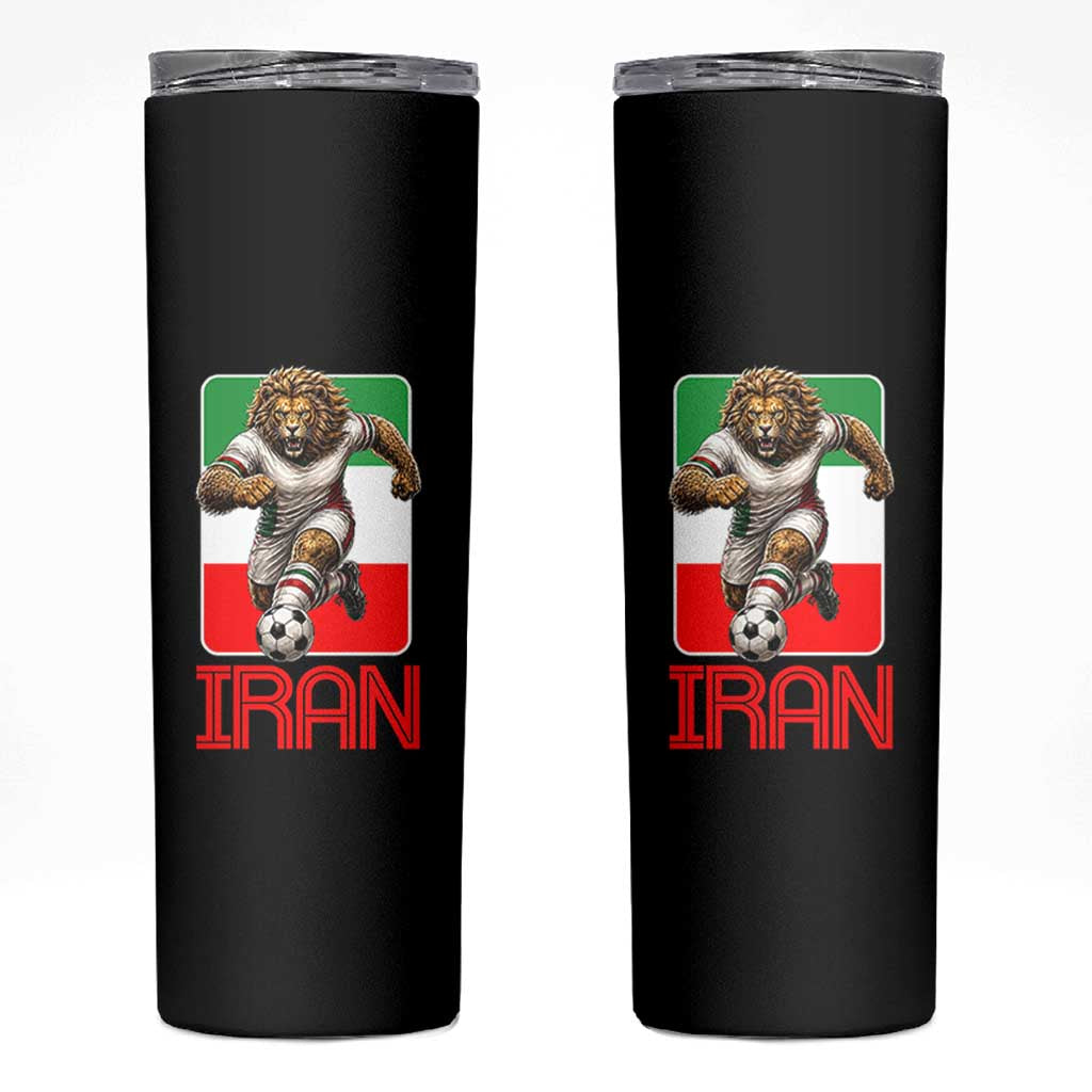 Persian Lions Soccer Fan Skinny Tumbler Proud Iranian Heritage Gift