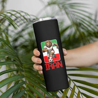 Persian Lions Soccer Fan Skinny Tumbler Proud Iranian Heritage Gift
