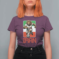 Persian Lions Soccer Fan T Shirt For Women Proud Iranian Heritage Gift