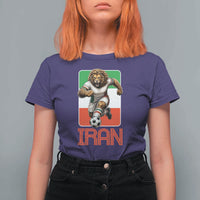 Persian Lions Soccer Fan T Shirt For Women Proud Iranian Heritage Gift