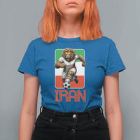 Persian Lions Soccer Fan T Shirt For Women Proud Iranian Heritage Gift