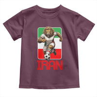 Persian Lions Soccer Fan Toddler T Shirt Proud Iranian Heritage Gift