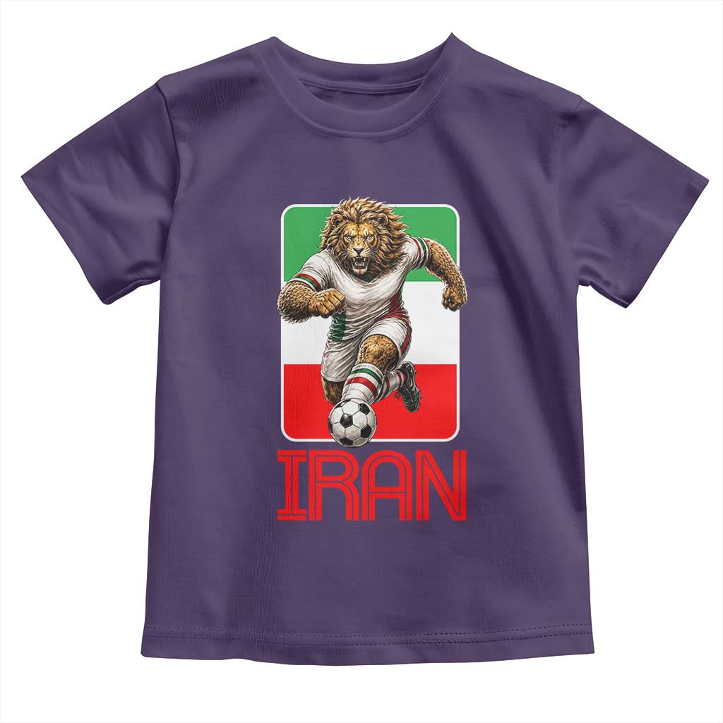 Persian Lions Soccer Fan Toddler T Shirt Proud Iranian Heritage Gift
