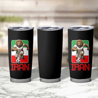 Persian Lions Soccer Fan Tumbler Cup Proud Iranian Heritage Gift