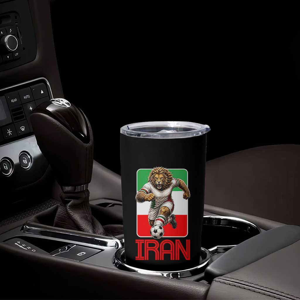 Persian Lions Soccer Fan Tumbler Cup Proud Iranian Heritage Gift