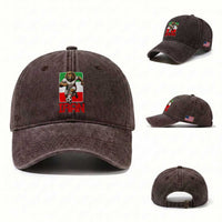 Persian Lions Soccer Fan Washed Cotton Baseball Cap Proud Iranian Heritage Gift