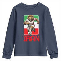 Persian Lions Soccer Fan Youth Sweatshirt Proud Iranian Heritage Gift