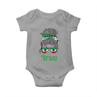 Persian Girl Power Soccer Fan Baby Onesie Team Iran Heritage Gift