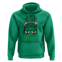 Persian Girl Power Soccer Fan Hoodie Team Iran Heritage Gift