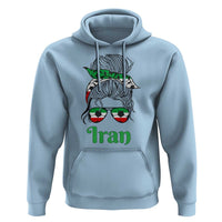 Persian Girl Power Soccer Fan Hoodie Team Iran Heritage Gift