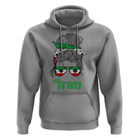 Persian Girl Power Soccer Fan Hoodie Team Iran Heritage Gift