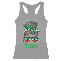 Persian Girl Power Soccer Fan Racerback Tank Top Team Iran Heritage Gift