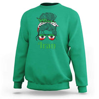 Persian Girl Power Soccer Fan Sweatshirt Team Iran Heritage Gift