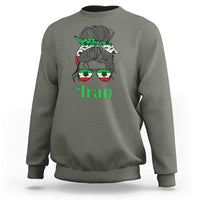 Persian Girl Power Soccer Fan Sweatshirt Team Iran Heritage Gift