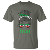 Persian Girl Power Soccer Fan T Shirt Team Iran Heritage Gift