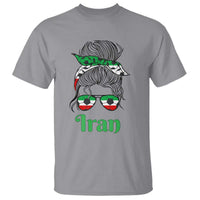 Persian Girl Power Soccer Fan T Shirt Team Iran Heritage Gift