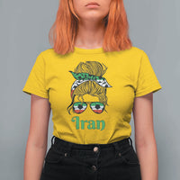 Persian Girl Power Soccer Fan T Shirt For Women Team Iran Heritage Gift