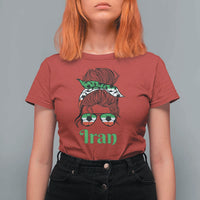 Persian Girl Power Soccer Fan T Shirt For Women Team Iran Heritage Gift