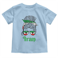 Persian Girl Power Soccer Fan Toddler T Shirt Team Iran Heritage Gift