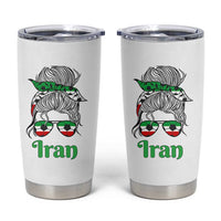 Persian Girl Power Soccer Fan Tumbler Cup Team Iran Heritage Gift