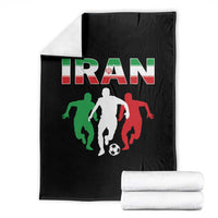 Supporting Iran Soccer Fan Throw Blanket Proud Persian Heritage Gift