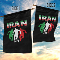 Supporting Iran Soccer Fan Garden Flag Proud Persian Heritage Gift