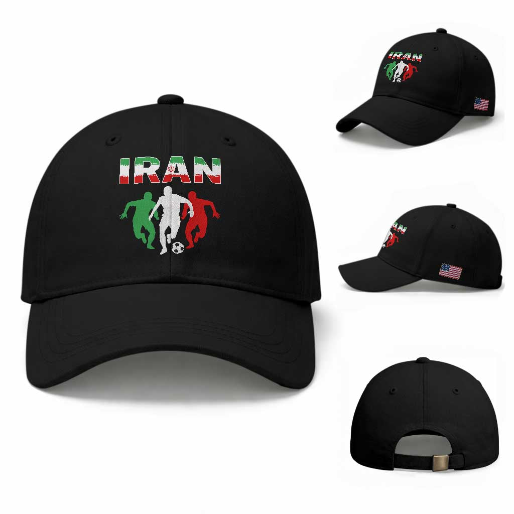 Supporting Iran Soccer Fan Baseball Cap Proud Persian Heritage Gift
