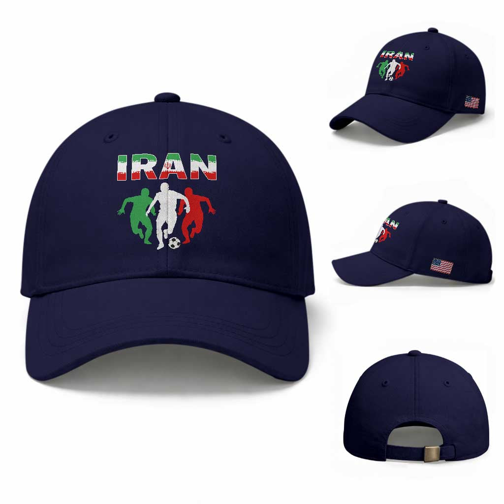 Supporting Iran Soccer Fan Baseball Cap Proud Persian Heritage Gift