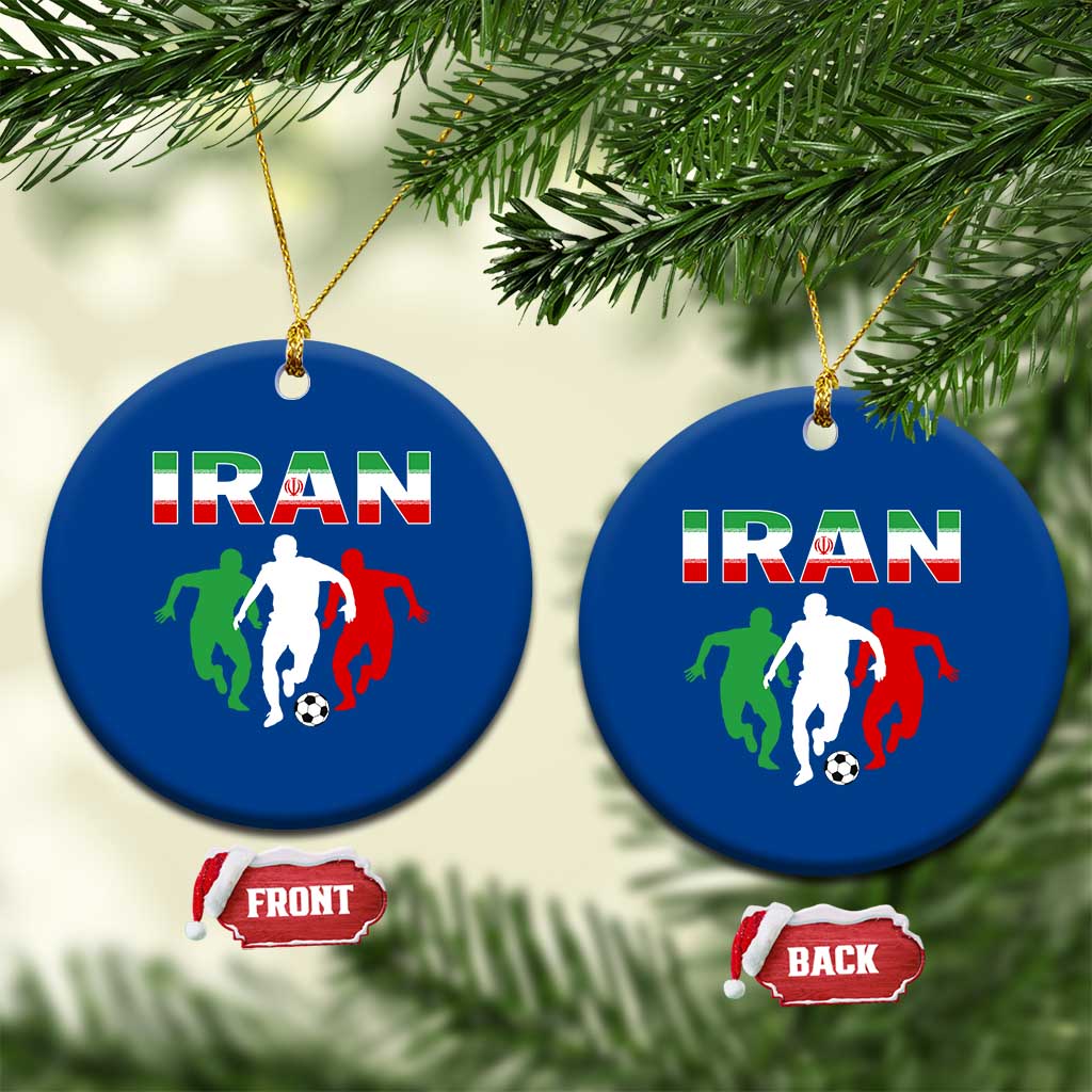 Supporting Iran Soccer Fan Ceramic Ornament Proud Persian Heritage Gift