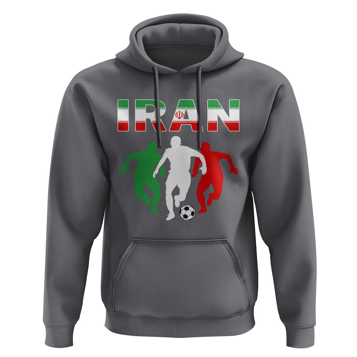 Supporting Iran Soccer Fan Hoodie Proud Persian Heritage Gift