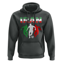 Supporting Iran Soccer Fan Hoodie Proud Persian Heritage Gift