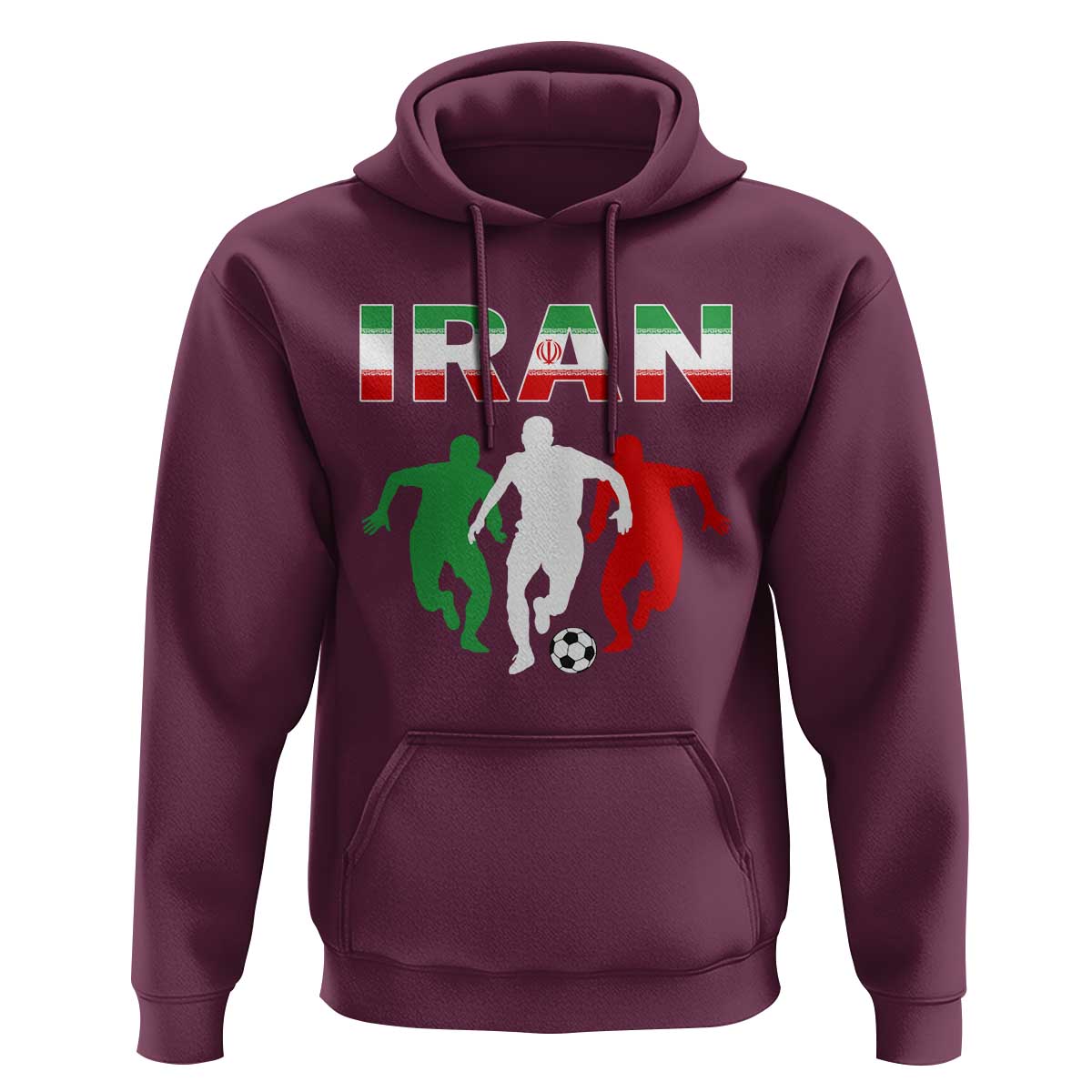 Supporting Iran Soccer Fan Hoodie Proud Persian Heritage Gift