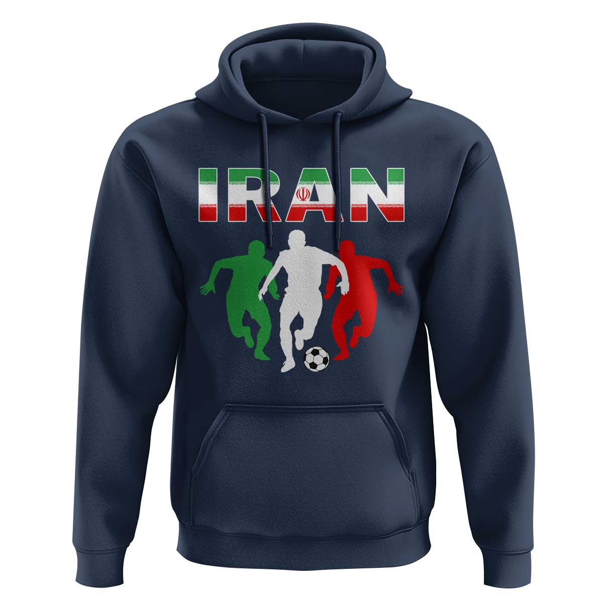 Supporting Iran Soccer Fan Hoodie Proud Persian Heritage Gift