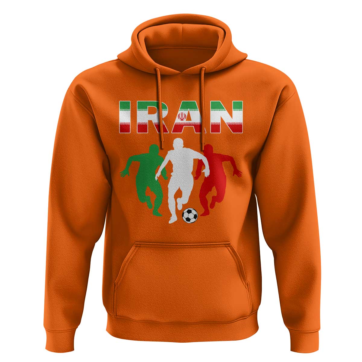 Supporting Iran Soccer Fan Hoodie Proud Persian Heritage Gift