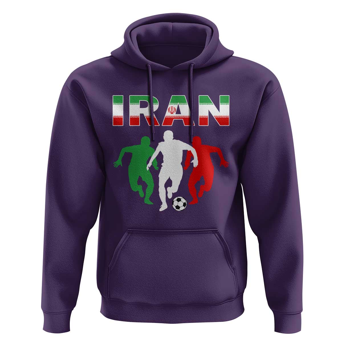 Supporting Iran Soccer Fan Hoodie Proud Persian Heritage Gift