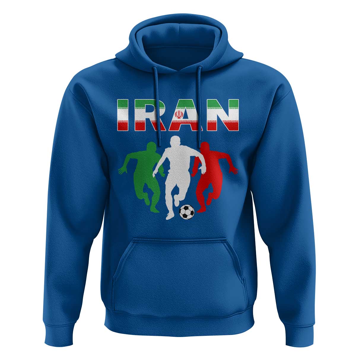 Supporting Iran Soccer Fan Hoodie Proud Persian Heritage Gift